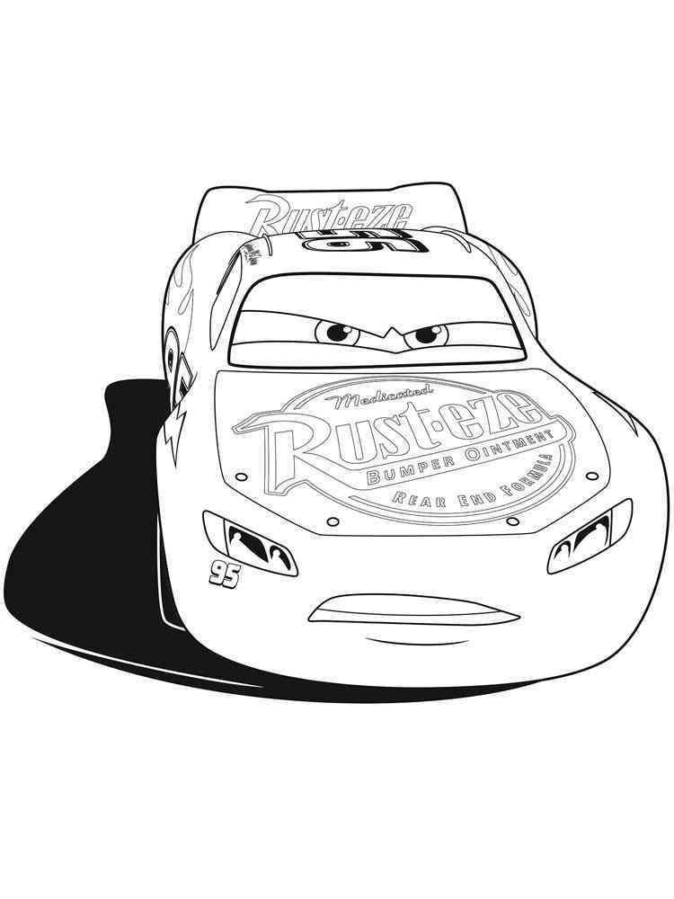 Lightning Mcqueen Coloring Pages Free Printable 30