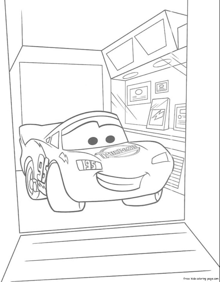 Lightning Mcqueen Coloring Pages Free Printable 31