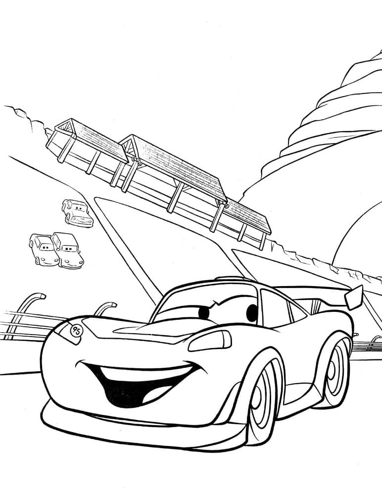 Lightning Mcqueen Coloring Pages Free Printable 40