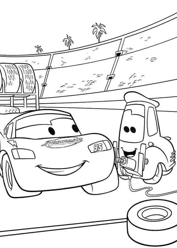 Lightning Mcqueen Coloring Pages Free Printable 43