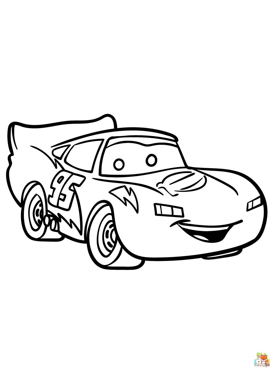 Lightning Mcqueen Coloring Pages Free Printable 58