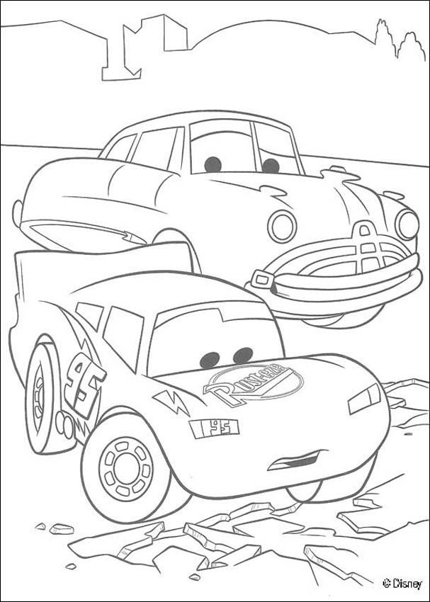 Lightning Mcqueen Coloring Pages Free Printable 6