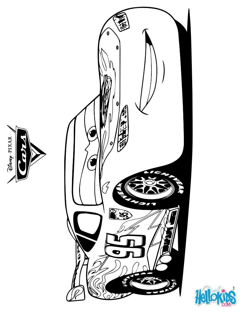 Lightning Mcqueen Coloring Pages Free Printable 80