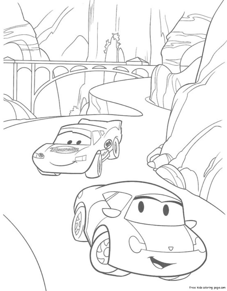 Lightning Mcqueen Coloring Pages Free Printable 88