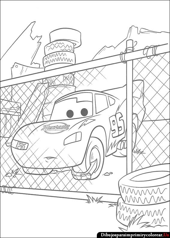 Lightning Mcqueen Coloring Pages Free Printable 93