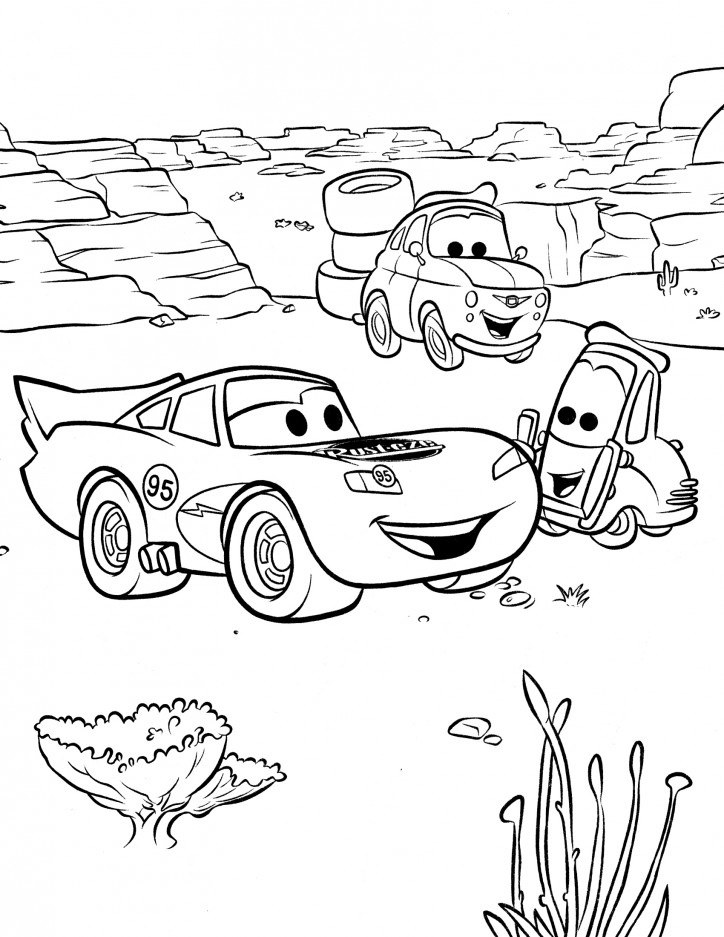 Lightning Mcqueen Coloring Pages Free Printable 95