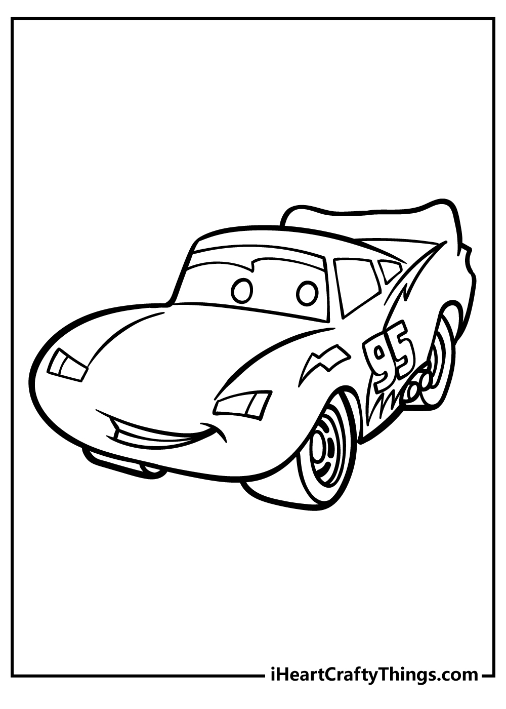 Lightning Mcqueen Coloring Pages Free Printable 96