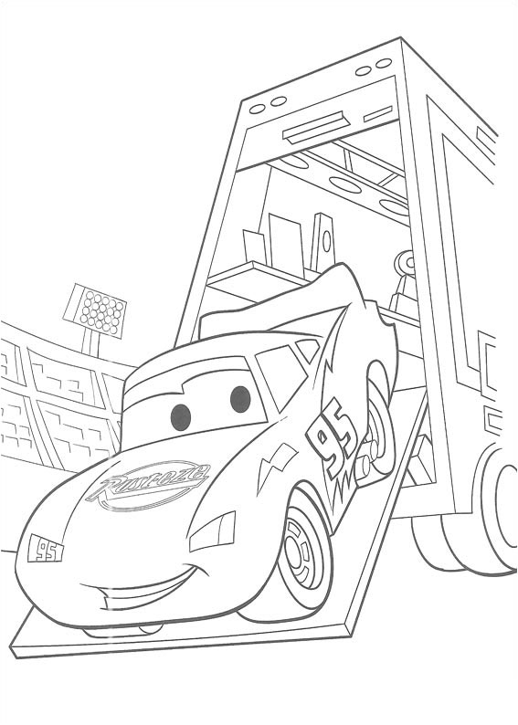 Lightning Mcqueen Coloring Pages Free Printable 99