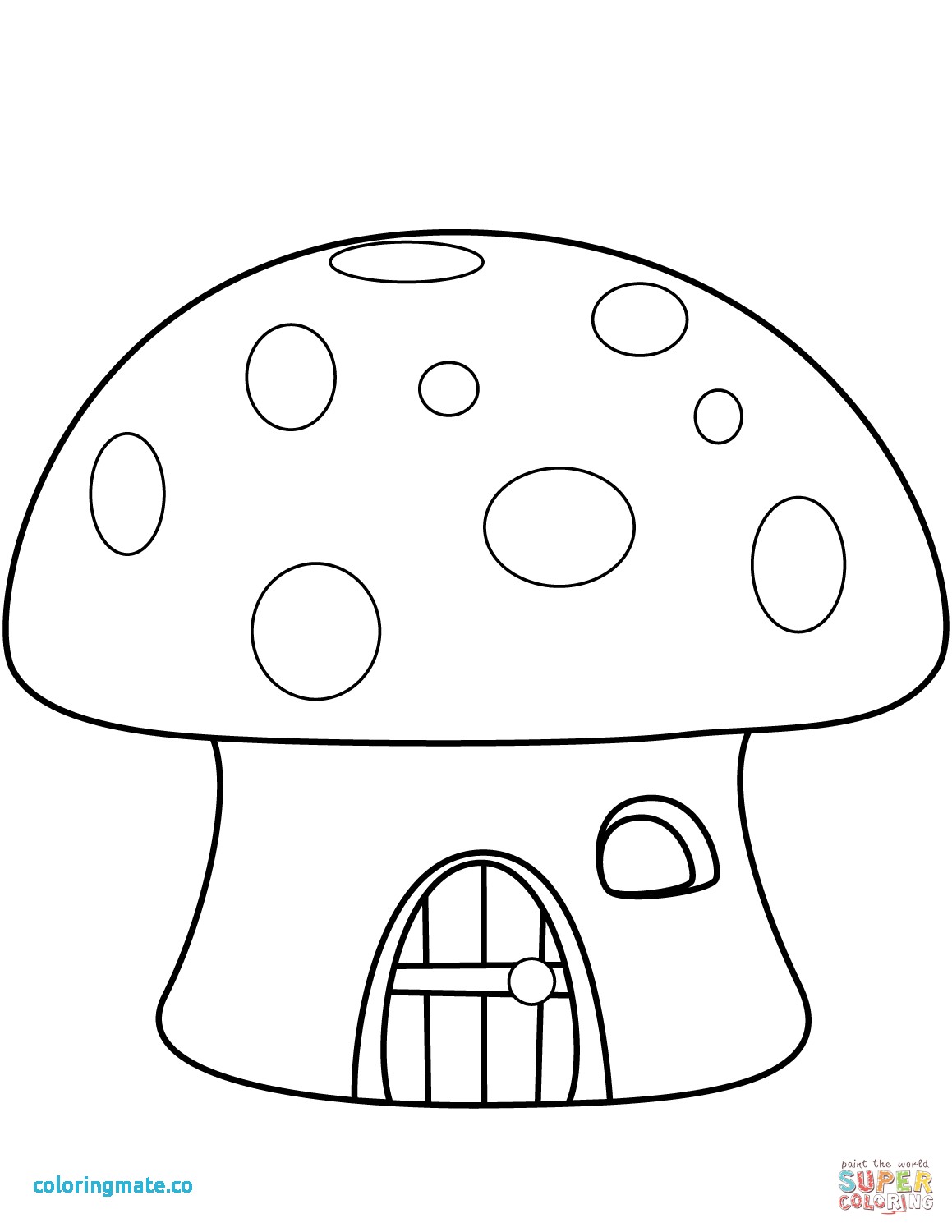 Mushroom Coloring Pages for Adults Printable 100