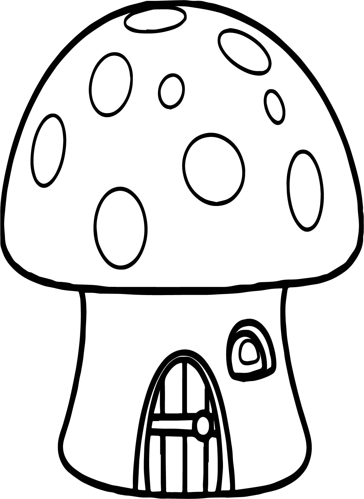 Mushroom Coloring Pages for Adults Printable 107