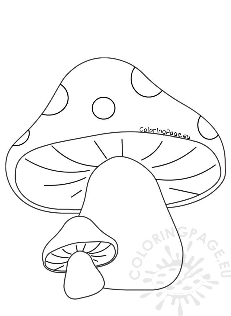 Mushroom Coloring Pages for Adults Printable 109