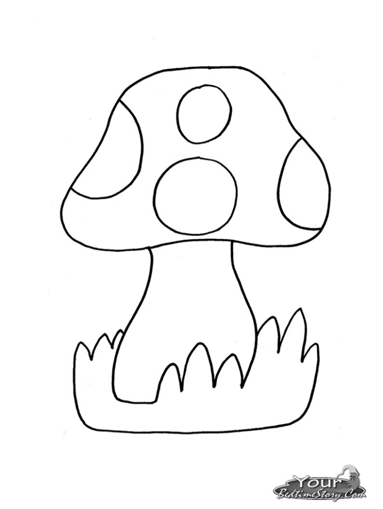 Mushroom Coloring Pages for Adults Printable 29