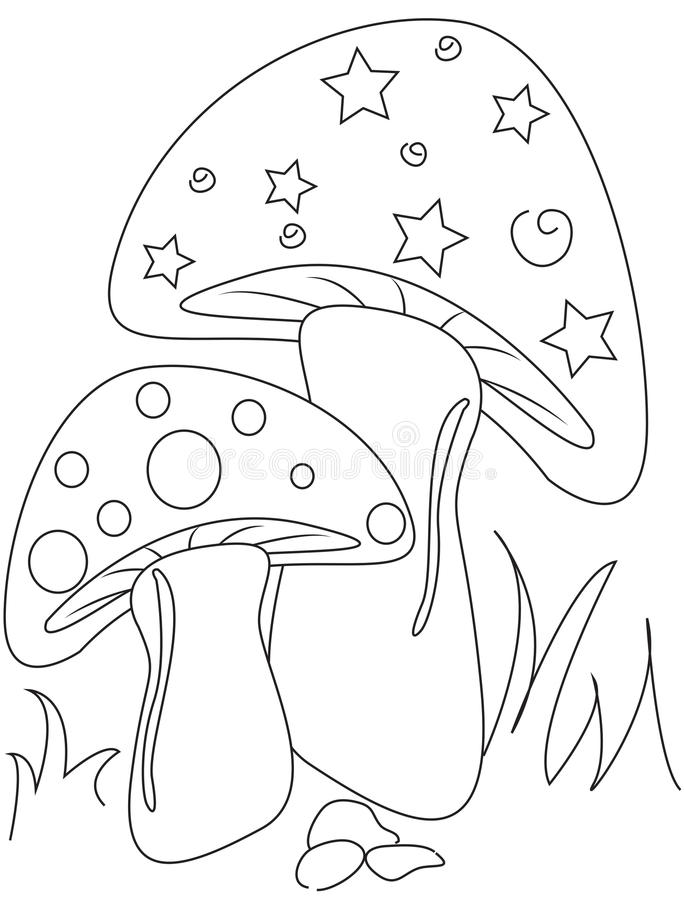 Mushroom Coloring Pages for Adults Printable 35