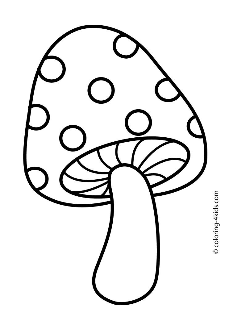 Mushroom Coloring Pages for Adults Printable 71