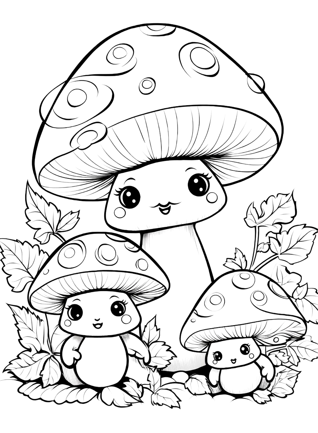 Mushroom Coloring Pages for Adults Printable 74