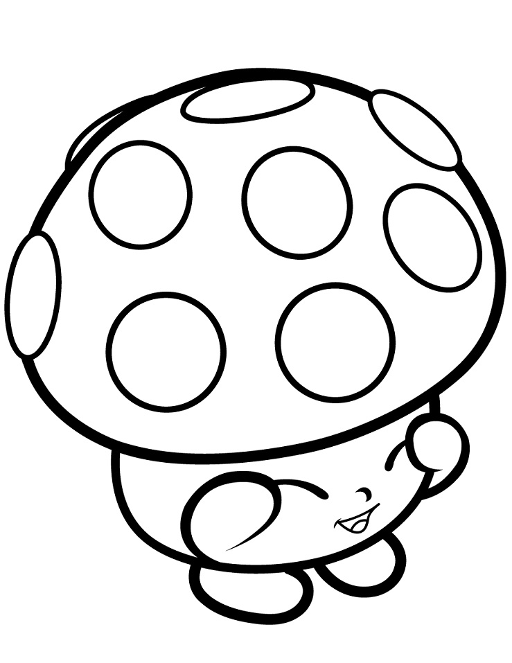 Mushroom Coloring Pages for Adults Printable 9