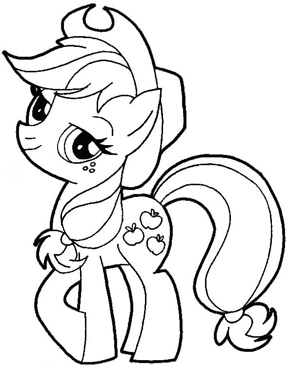 My Little Pony Coloring Pages All Ponies 100