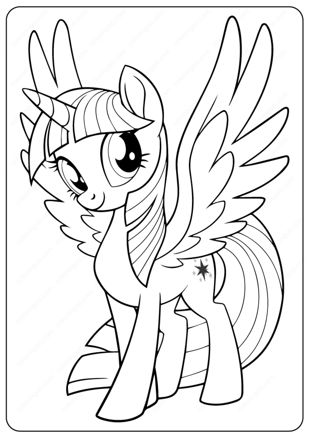 My Little Pony Coloring Pages All Ponies 102