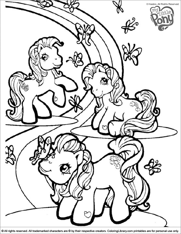 My Little Pony Coloring Pages All Ponies 112