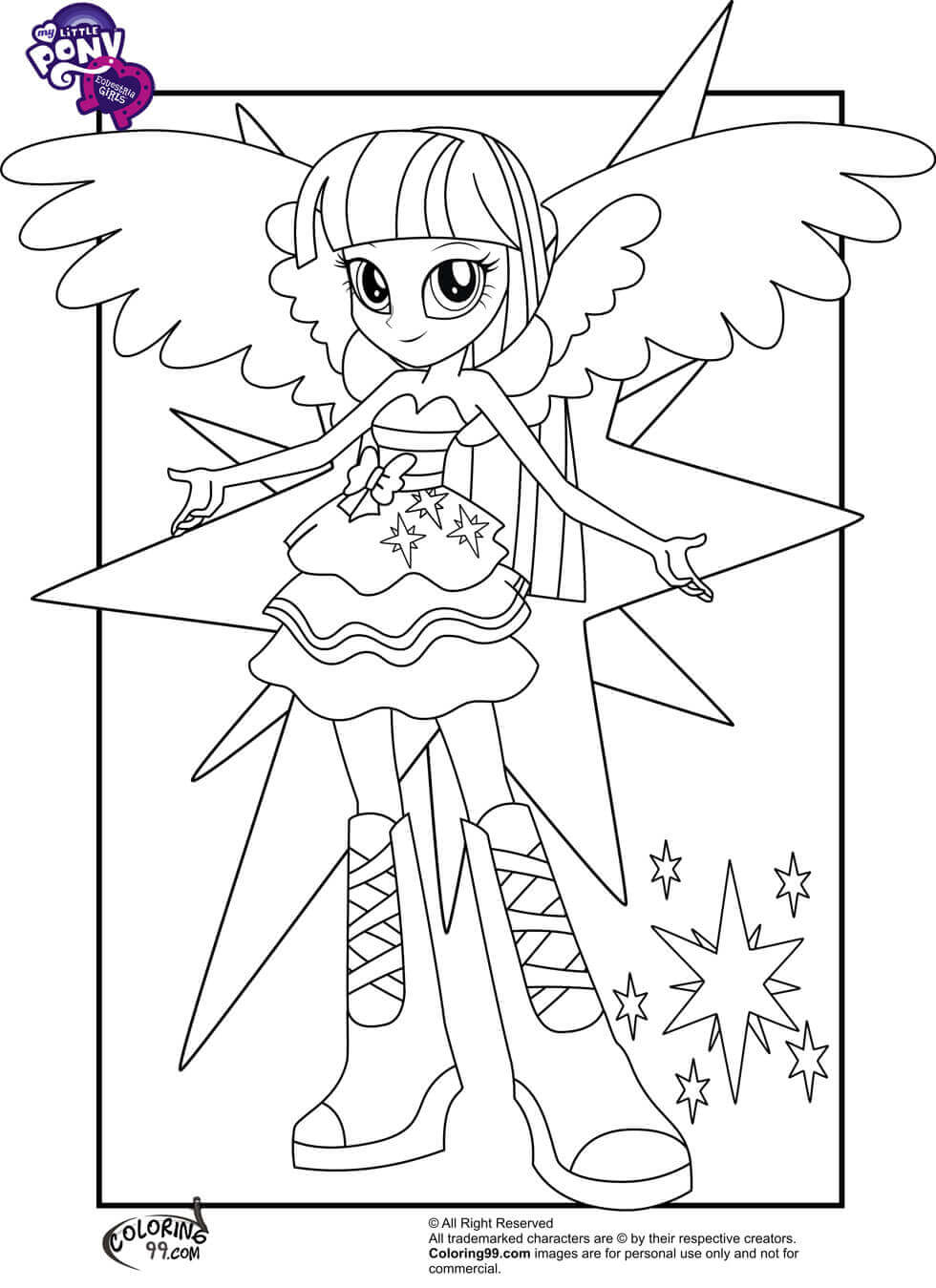 My Little Pony Coloring Pages All Ponies 119