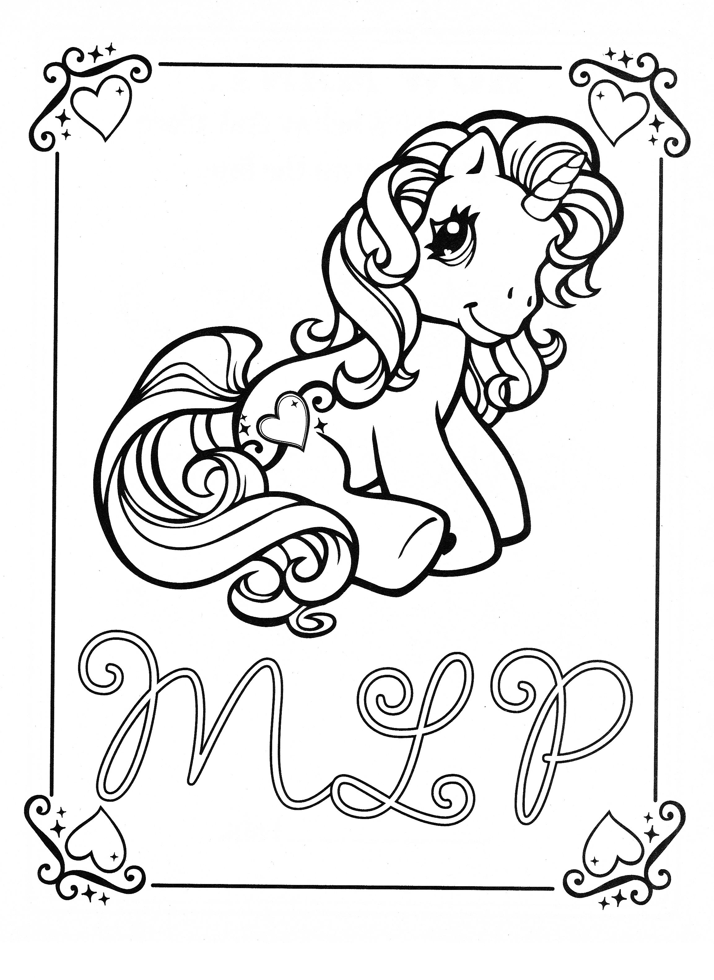 My Little Pony Coloring Pages All Ponies 120