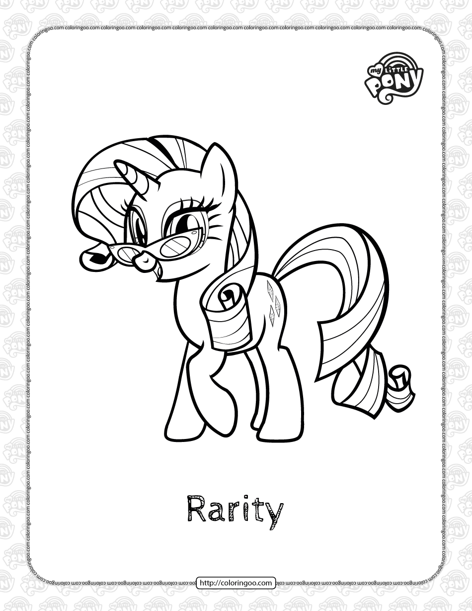 My Little Pony Coloring Pages All Ponies 124