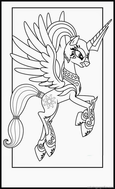 My Little Pony Coloring Pages All Ponies 14