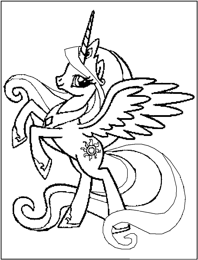 My Little Pony Coloring Pages All Ponies 21