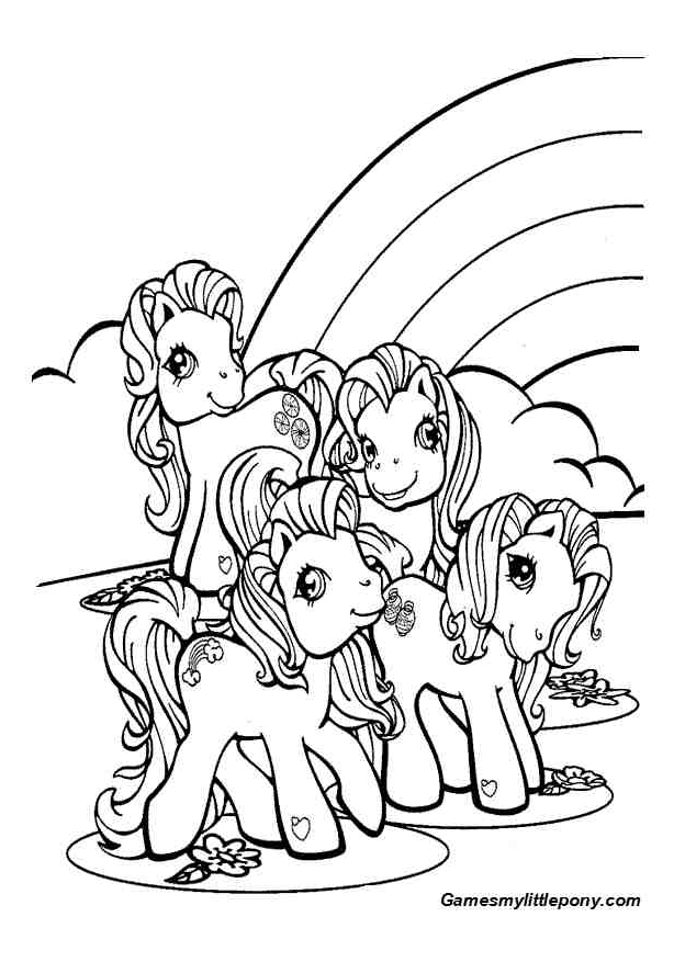 My Little Pony Coloring Pages All Ponies 25