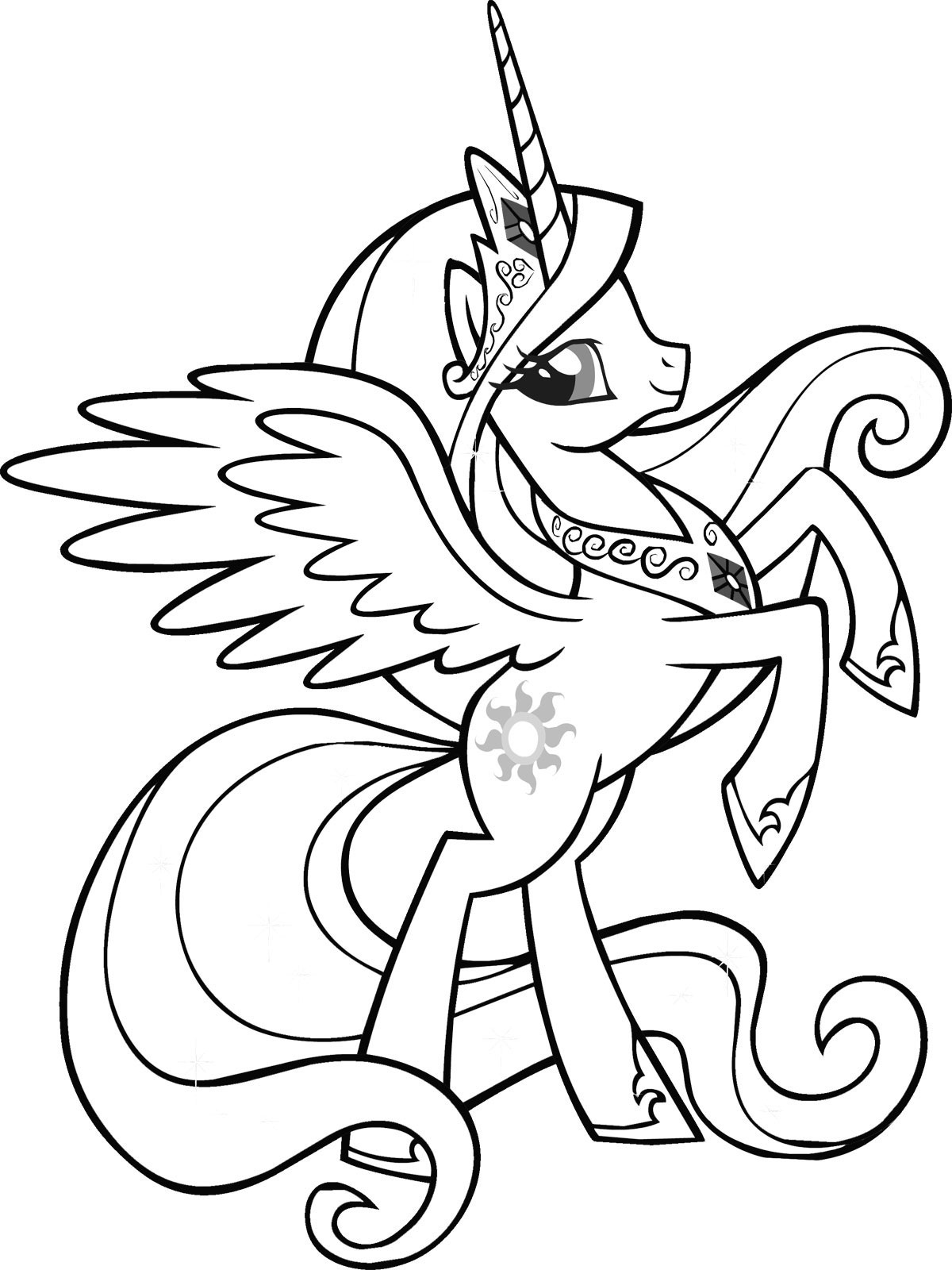 My Little Pony Coloring Pages All Ponies 54