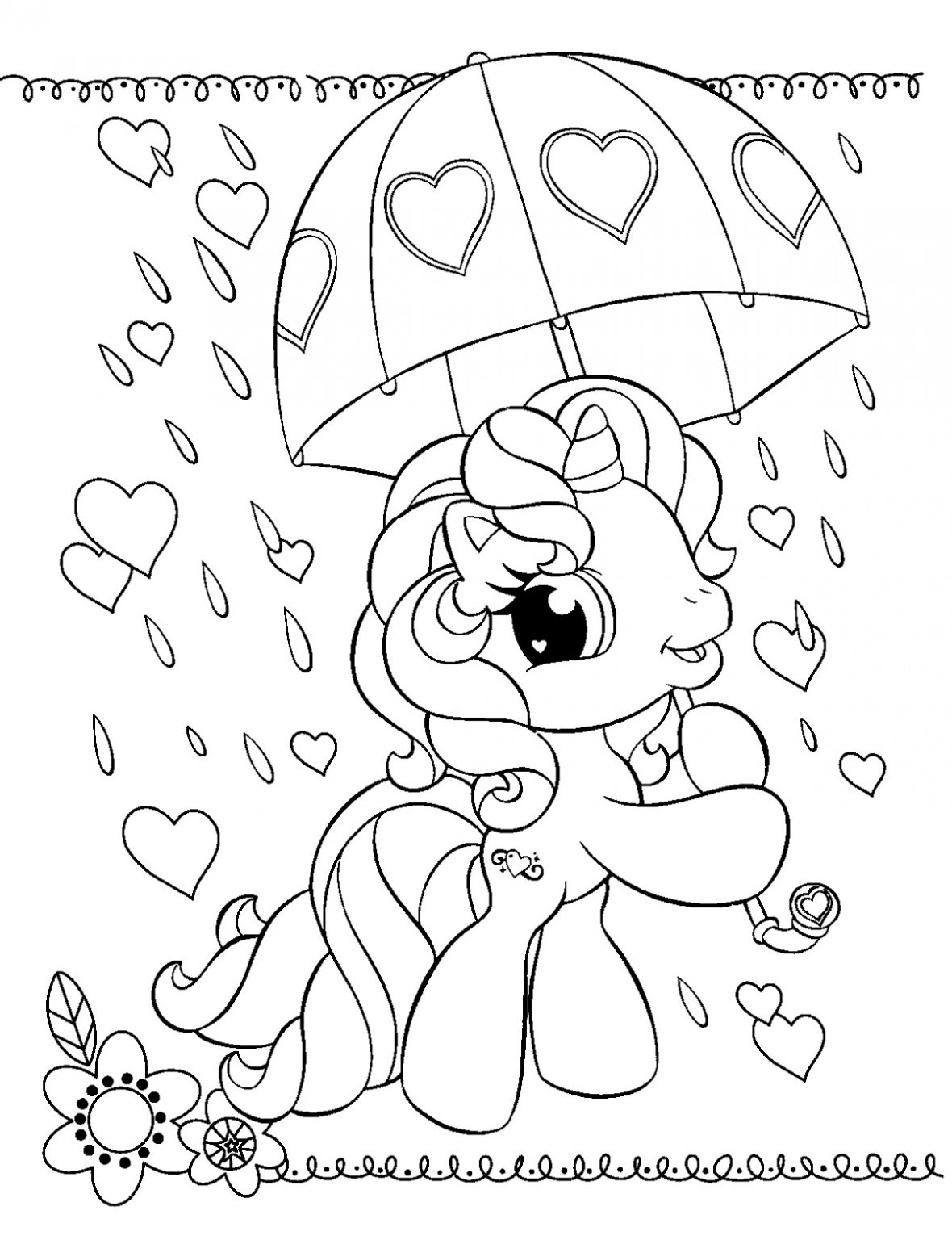 My Little Pony Coloring Pages All Ponies 56