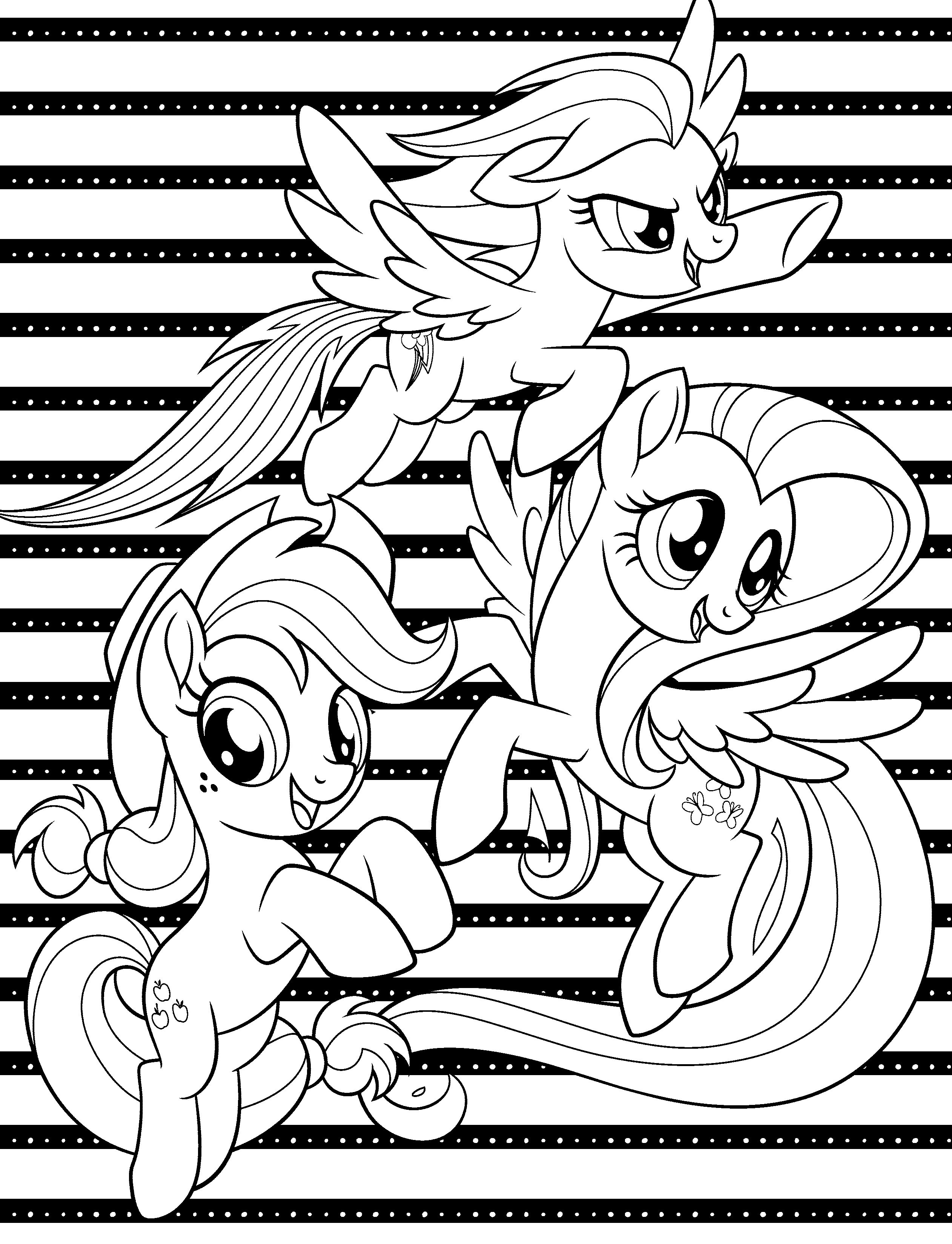 My Little Pony Coloring Pages All Ponies 58