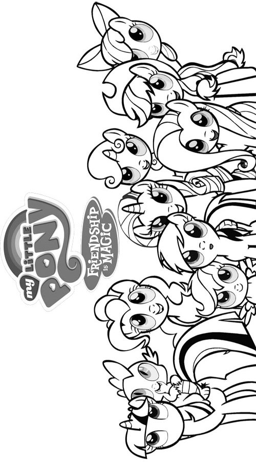 My Little Pony Coloring Pages All Ponies 68