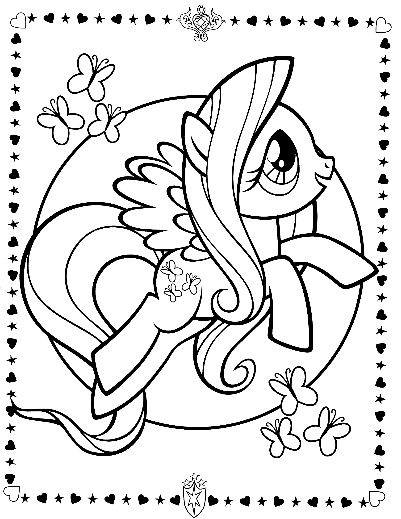 My Little Pony Coloring Pages All Ponies 69