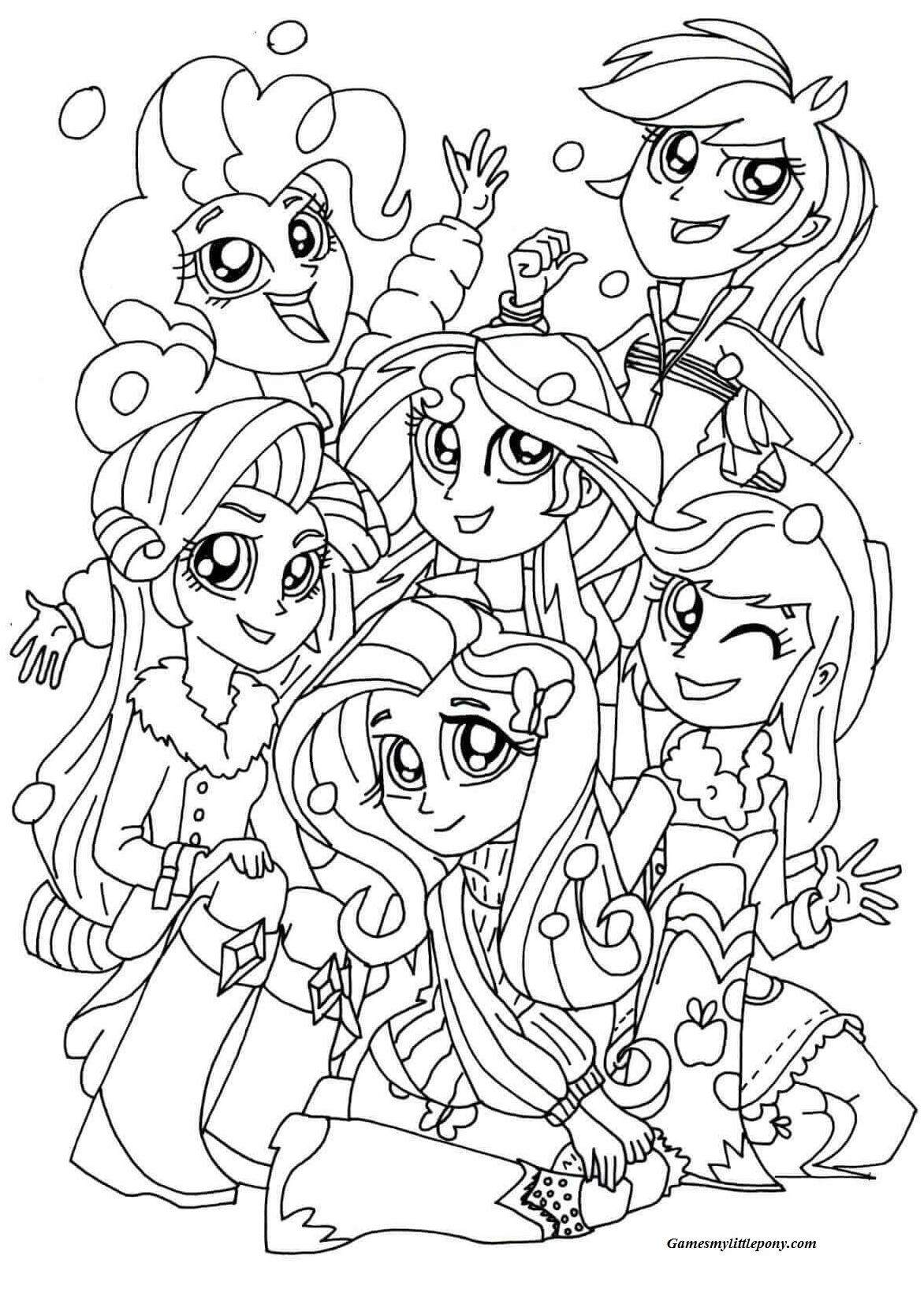 My Little Pony Coloring Pages All Ponies 8