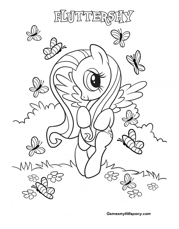 My Little Pony Coloring Pages All Ponies 85