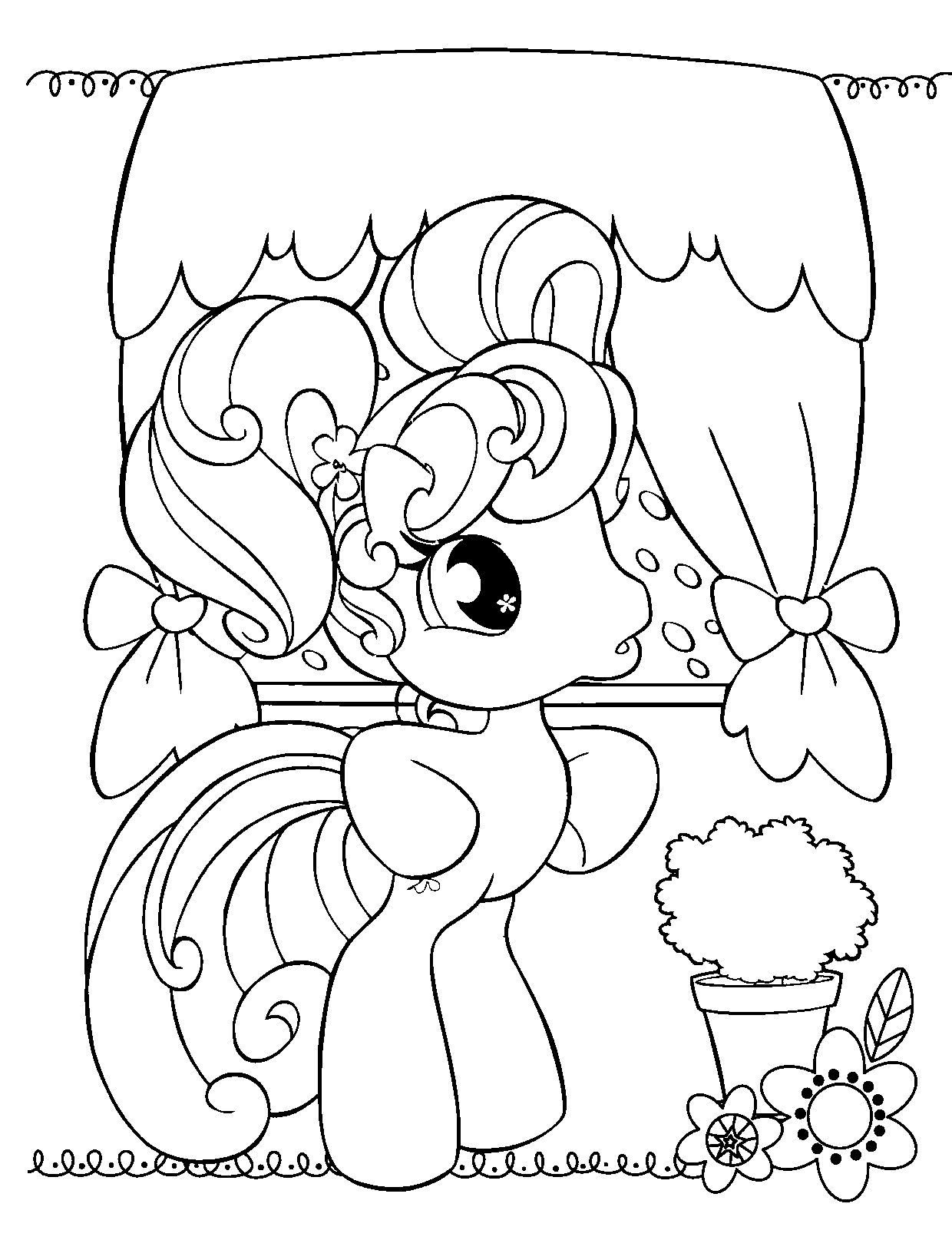 My Little Pony Coloring Pages All Ponies 92