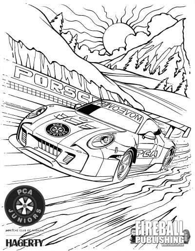 Race Car Coloring Pages Free Printable Kids 137