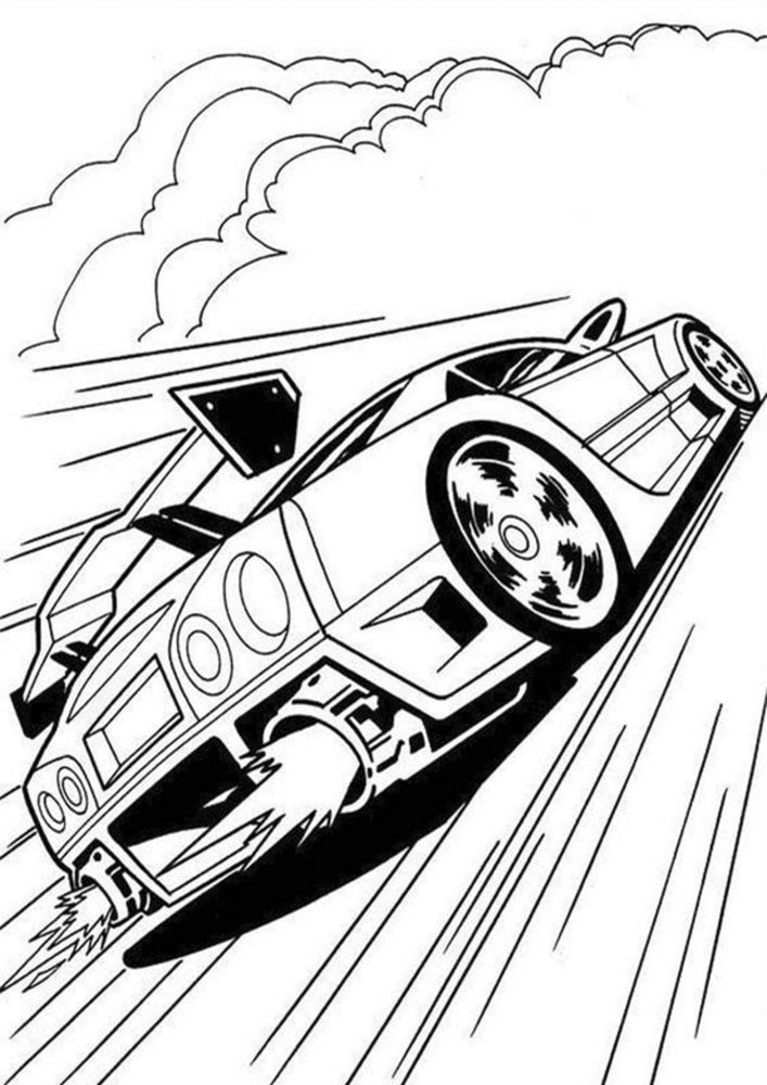 Race Car Coloring Pages Free Printable Kids 147