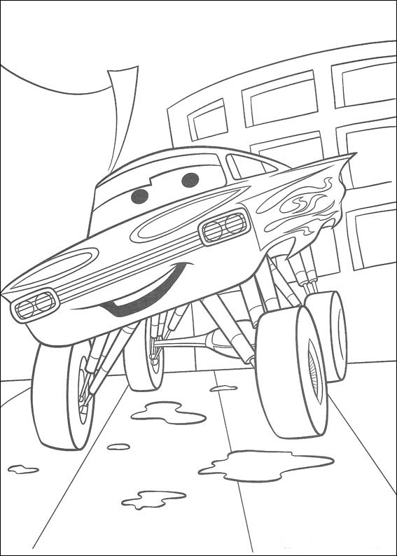 Race Car Coloring Pages Free Printable Kids 16