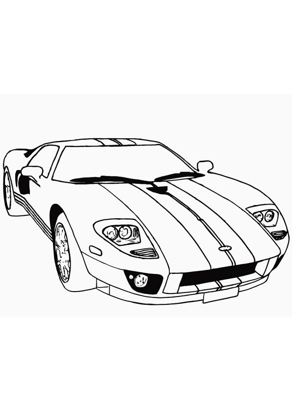 Race Car Coloring Pages Free Printable Kids 33