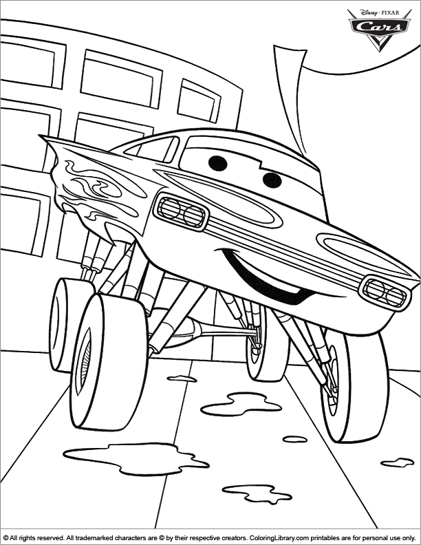 Race Car Coloring Pages Free Printable Kids 51