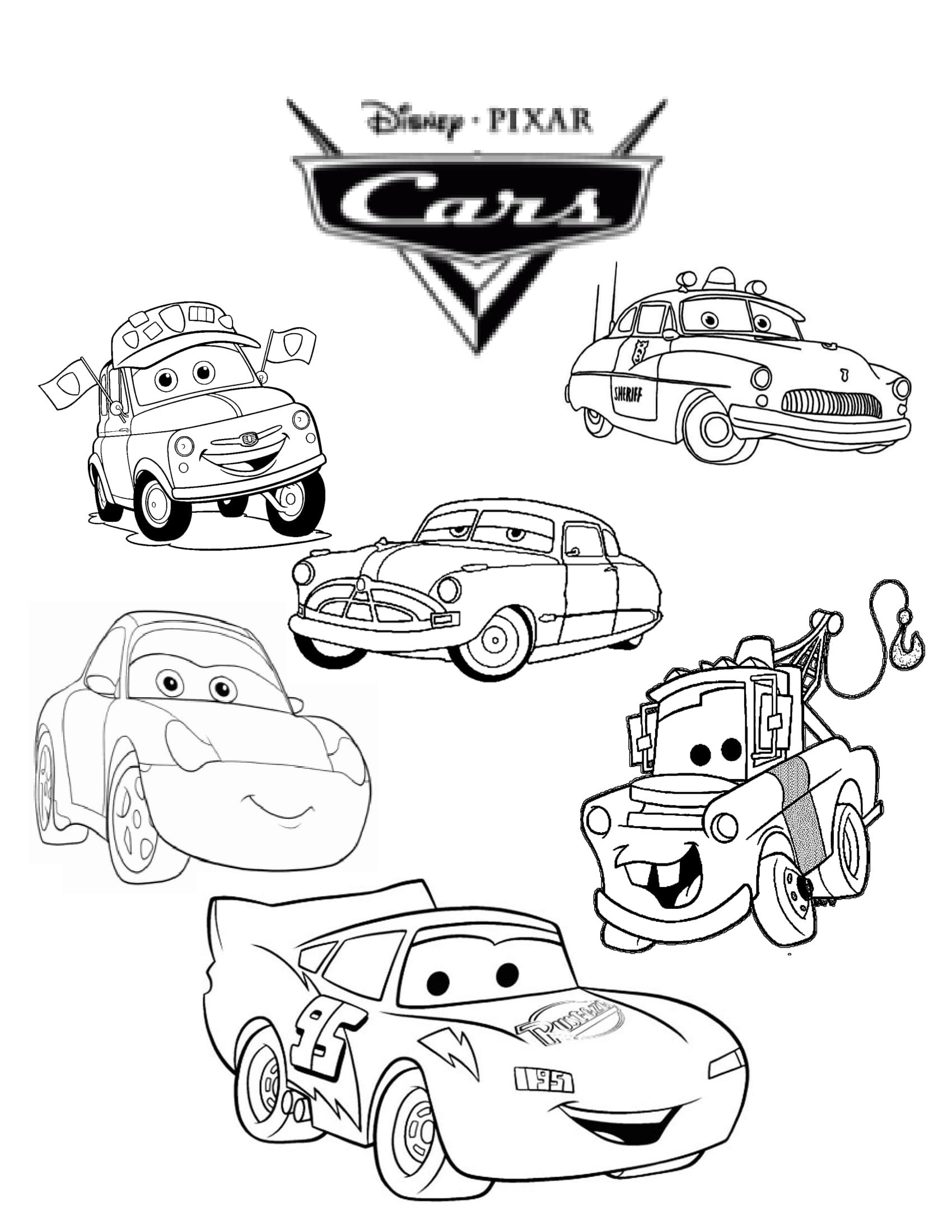 Race Car Coloring Pages Free Printable Kids 59