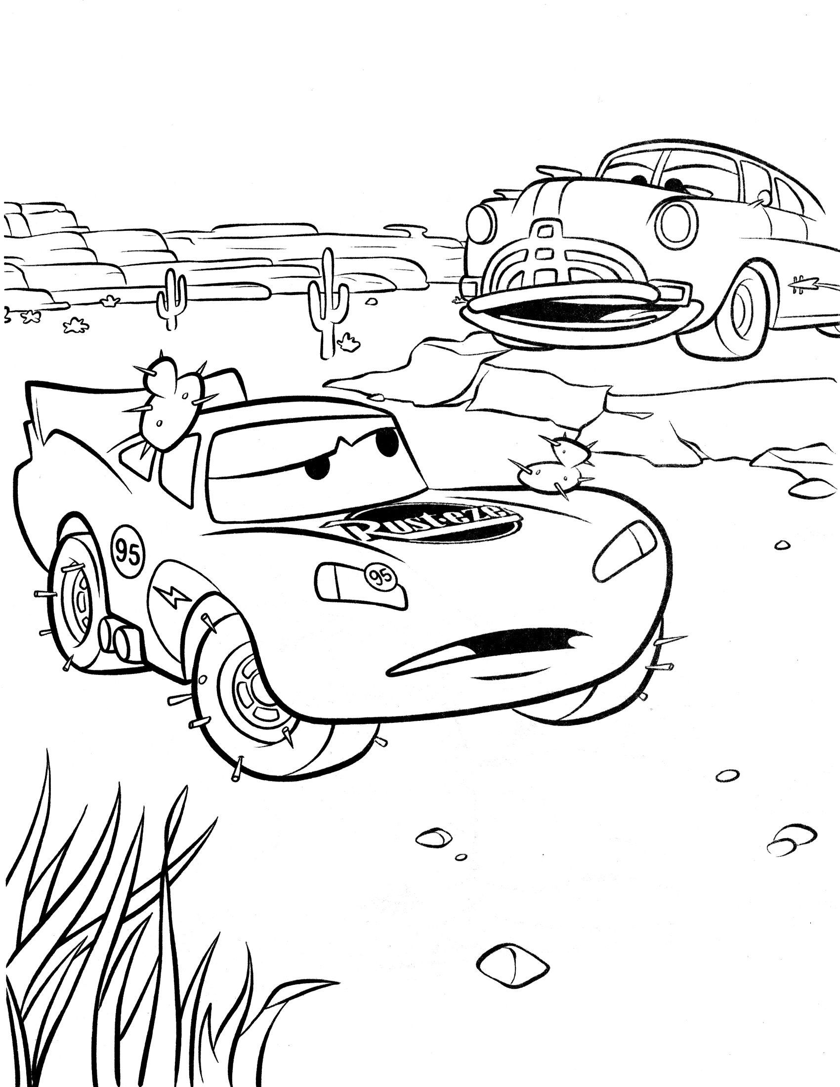 Race Car Coloring Pages Free Printable Kids 6