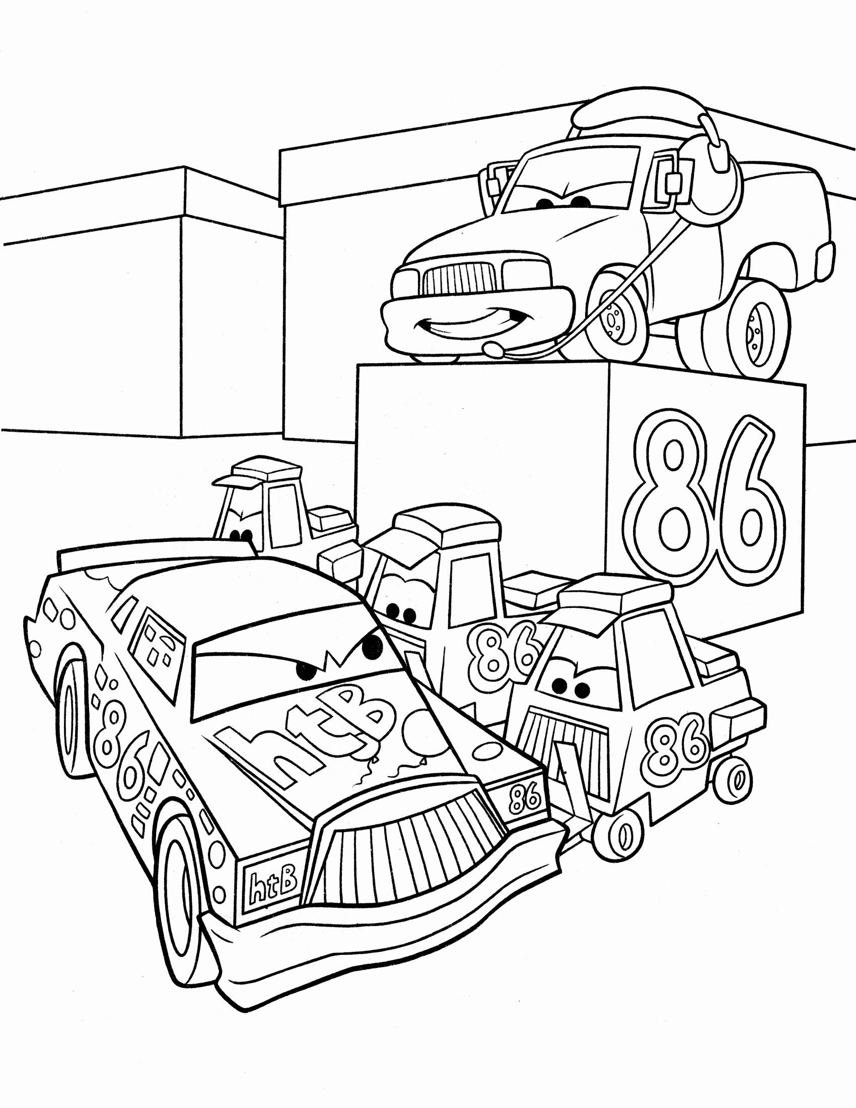 Race Car Coloring Pages Free Printable Kids 83