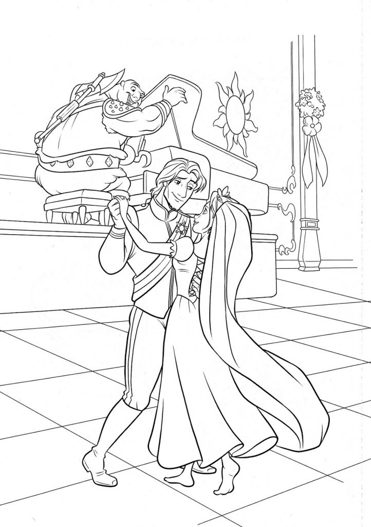 Rapunzel Coloring Pages Free Printable 101