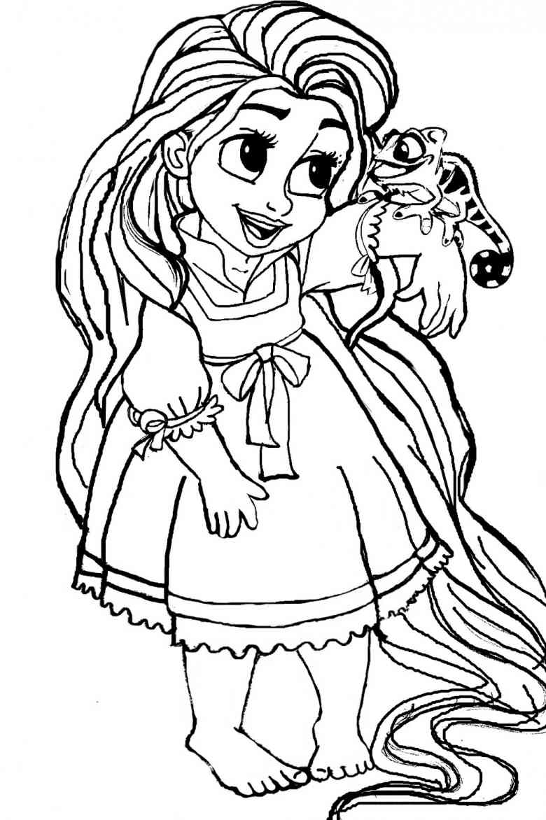 Rapunzel Coloring Pages Free Printable 106