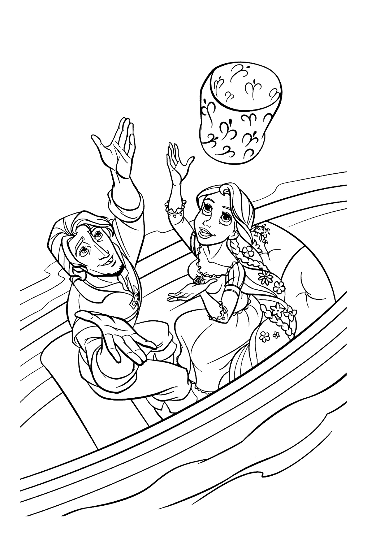 Rapunzel Coloring Pages Free Printable 11