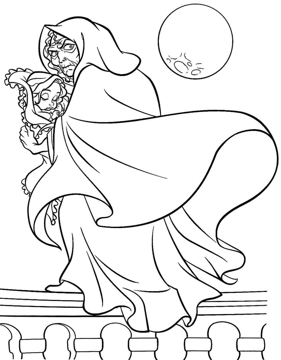 Rapunzel Coloring Pages Free Printable 112