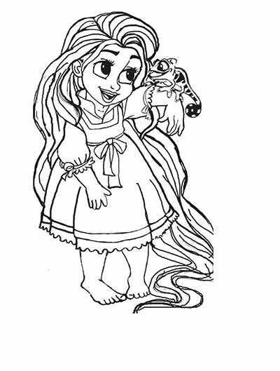 Rapunzel Coloring Pages Free Printable 138